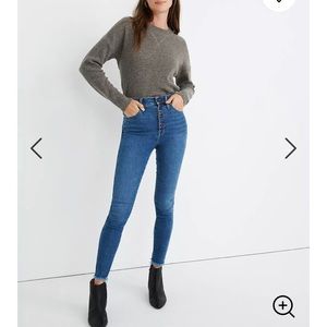 Madewell 10” Skinny Jeans: Button-Front
